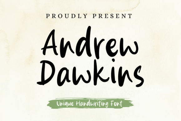 Andrew Dawkins: The Handwritten Typeface That Brings Your Shop to Life