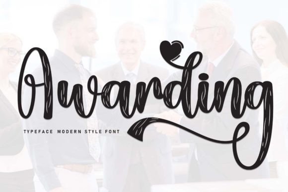 Awarding: The Handwritten Typeface That Elevates Digital Branding