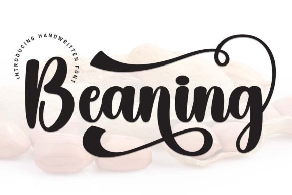 Beaning: A Sweet Handwritten Typeface for Modern Brand Identity