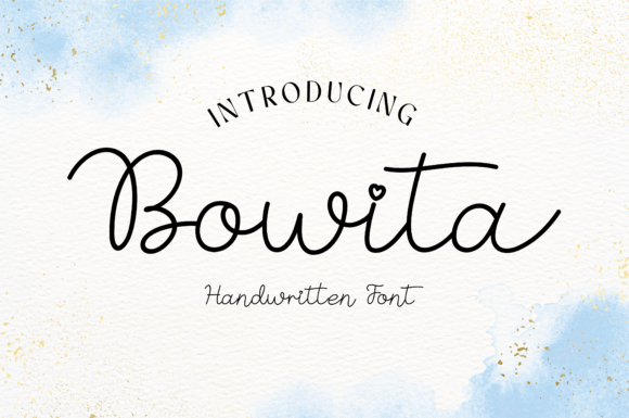 Bowita: A Handwritten Typeface for Warm Digital Branding