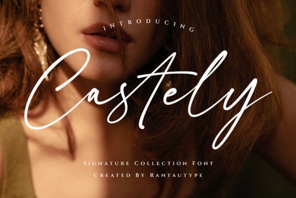 Castely: The Modern Script Typeface for Editorial Design