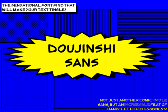 Doujinshi Sans - Bold: A Handwritten Typeface for Authentic Branding