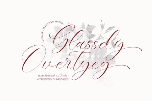 Glassdy Overtyeg: The Modern Script Font for Scroll-Stopping Campaigns