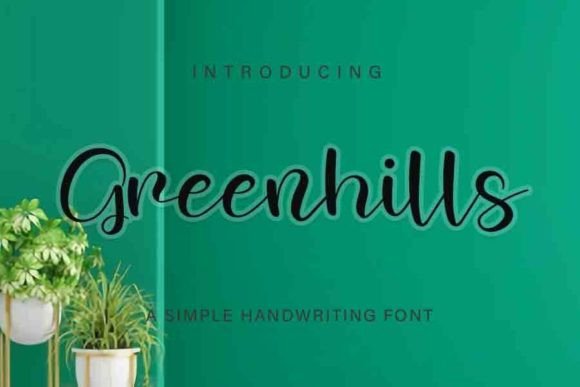 Greenhills: The Handwritten Typeface for Warm Editorial Design