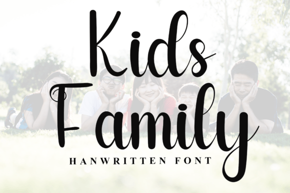 Kids Family: The Handwritten Typeface That Elevates Your Brand