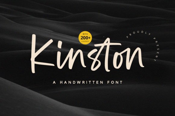 Kinston: The Elegant Script Typeface for Modern Editorial Design