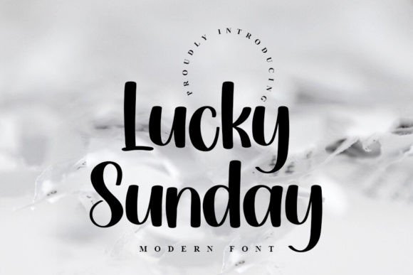 Lucky Sunday: The Perfect Handwritten Font for Crafters and Sellers