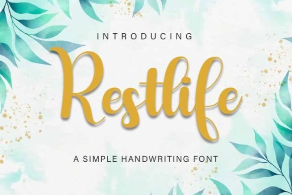 Restlife: The Bouncy Script Typeface for Modern Web Design
