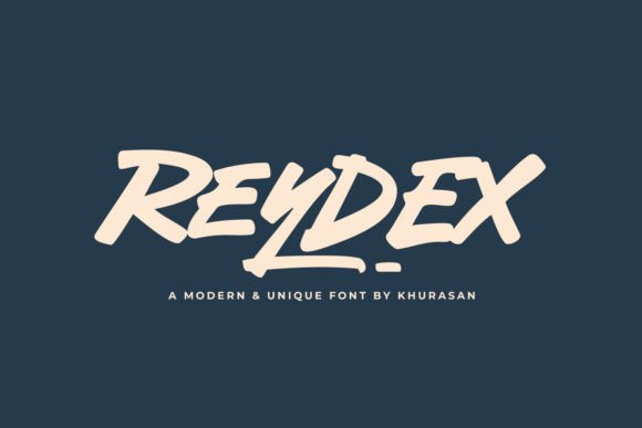 Reydex Typeface Review: A Bold Brush Font for Modern Web Design