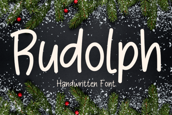 Rudolph: The Perfect Handwritten Font for Crafters and Sellers