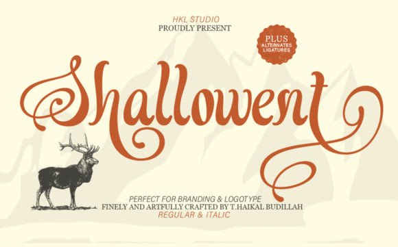 Shallowent: The Retro Script Amp Typeface That Elevates Campaign Visuals