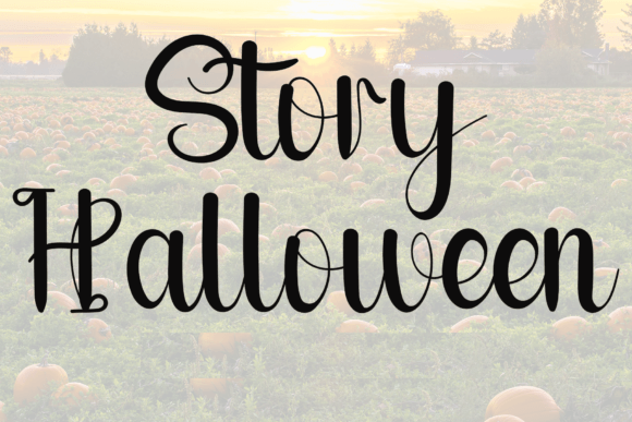 Story Halloween: A Fresh Handwritten Typeface for Modern Branding
