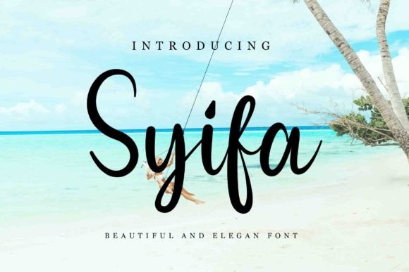 Syifa: The Handwritten Typeface That Elevates Your Brand Identity