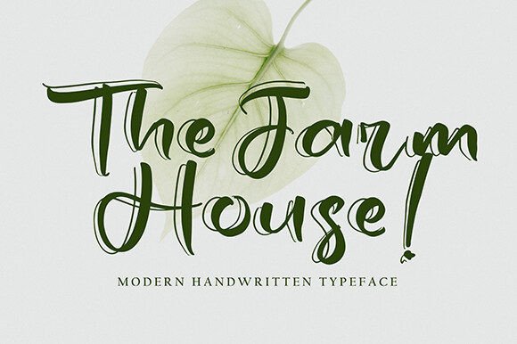 The Farm House: A Magical Script Typeface for Authentic Branding